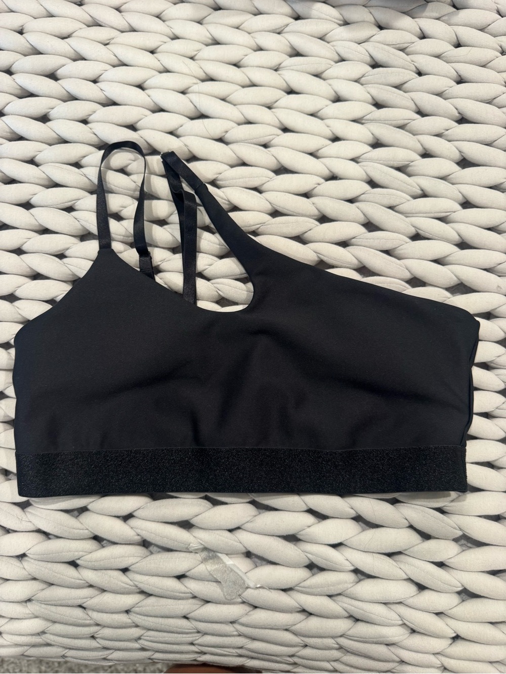 ALO Yoga Black Double-Strap Sports Bralette